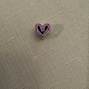 Pandora Sparkling Pink Heart Charm